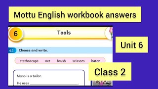 Cl 2 Unit 6 Tools Mottu English Workbook Answers With Explanation Ennum Ezhuthum