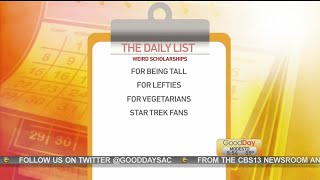 Daily List: 4 Weird Scholarships for College