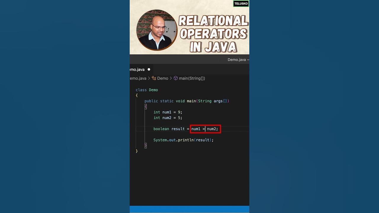 Relational Operators In Java YouTube relational-operators-in-java-youtube