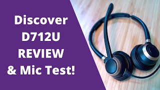 Discover D712U Wired USB Headset Review + Microphone Test