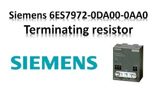 Siemens Profibus Terminator 6ES7972-0DA00-0AA0 /  SIMATIC DP / Eltra trade