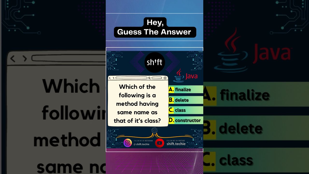 Guess The Correct Answer Comment Shift Q A Q67