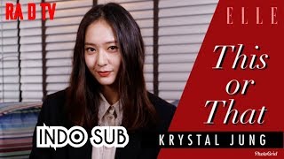 [INDO SUB] 190515 Krystal Jung This or That with ELLE Hong Kong