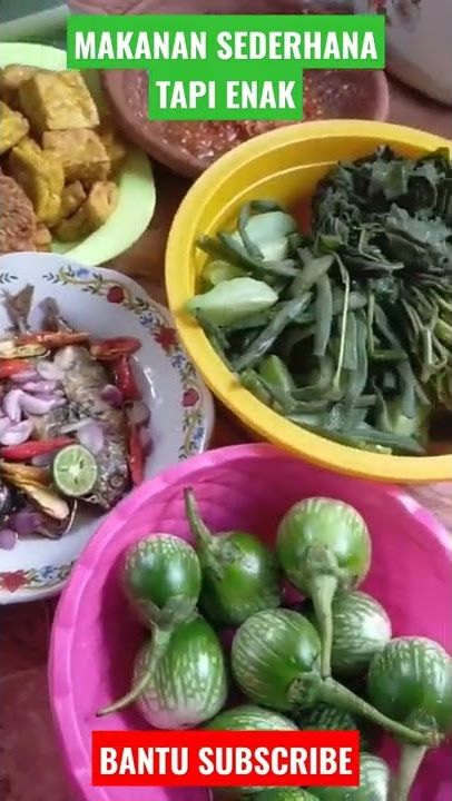makanan sederhana khas sunda