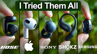 Best OPEN Earbuds 2024 [Tested & Compared!]  Bose vs Sony vs AirPods vs Shokz..