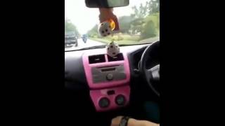 Heboh ! Wanita Bugil  BerMotor di Kubu Raya Pontianak
