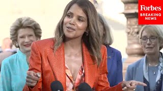 JUST IN: Halle Berry And Senators Promote Advancing Menopause Care And Mid-Life Women’s Health Act