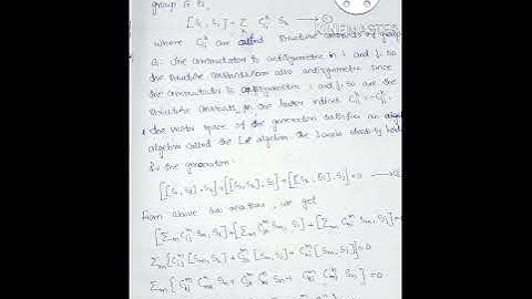 GENARATORS OF CONTINUOUS GROUPS (GROUP THEORY)#mscphysics#calicutuniversity