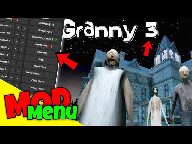 GRANNY CHAPTER 3 HACKED VERSION ll MOD MENU OUTWITT apk DOWNLOAD ll  IVIDSARK 