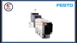 Festo MEBH-3/2-1/8-B-110AC Solenoid Valve with Coil 110VAC 50/60Hz Pneumatic Control