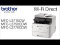 Connect to MFCL3770CDW with Wi-Fi Direct