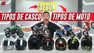 Entérate los diferentes tipos de casco para motocicleta