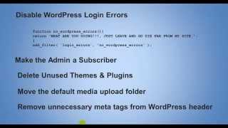 8 things you should do after installing wordpress to improve security