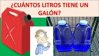 cuantos litros tiene un galón