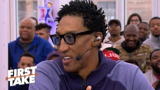 Scottie Pippen reacts to Isiah Thomas’ Bulls-Pistons take | First Take