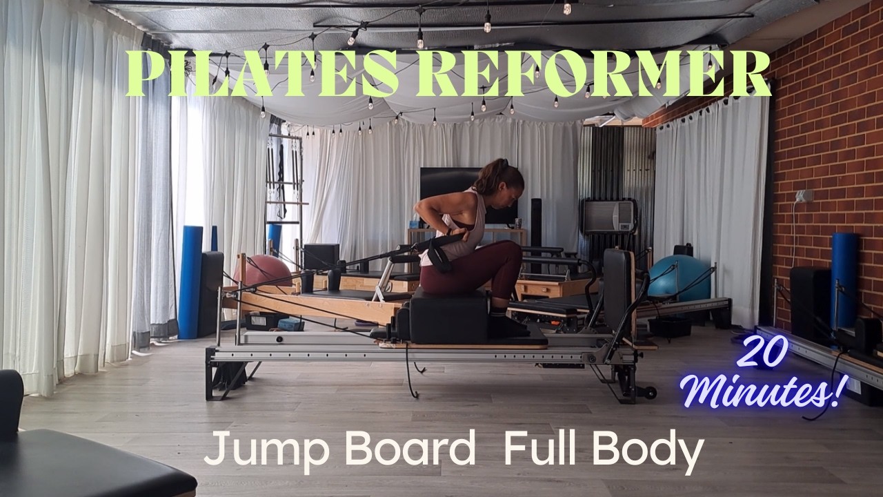 Pilates Reformer with jump board and box 20 Minutes.