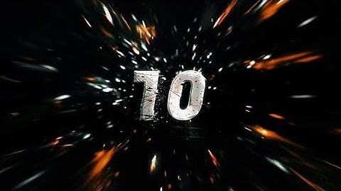 Epic Shatter Countdown | After Effects template