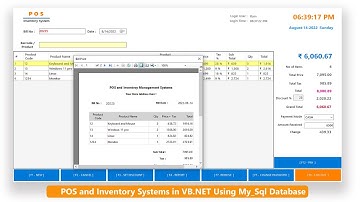 POS and Inventory Management System in VB.NET and MySql database | VB.NET Tutorial