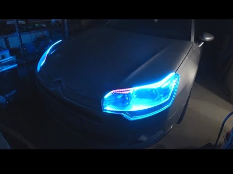 Подсветка LED в фары Citroen c5. Поколхозим немного?)