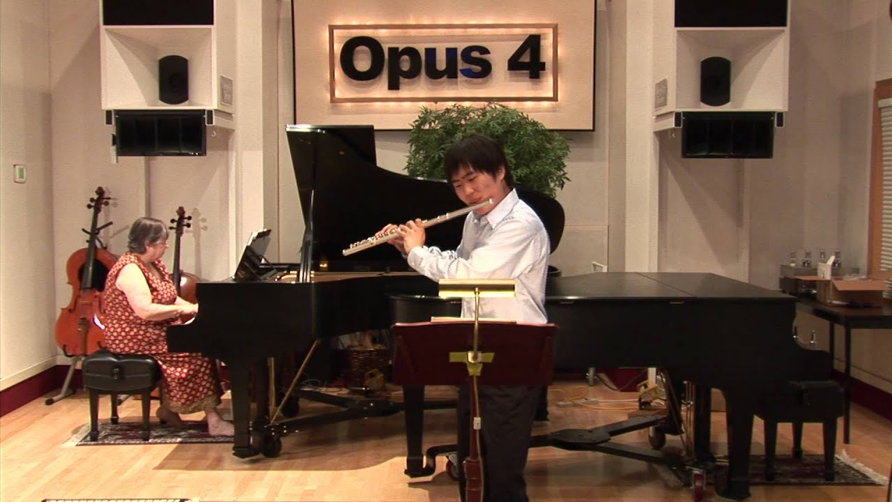Opus 4 Studios: Fred Kim, flute - Morceau de Concours - Gabriel Fauré