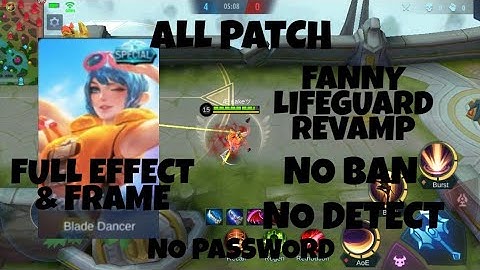 FANNY LIFEGUARD REVAMP SKIN SCRIPT | FULL EFFECT & FRAME | NO BAN | NO DETECT | MOBILE LEGENDS