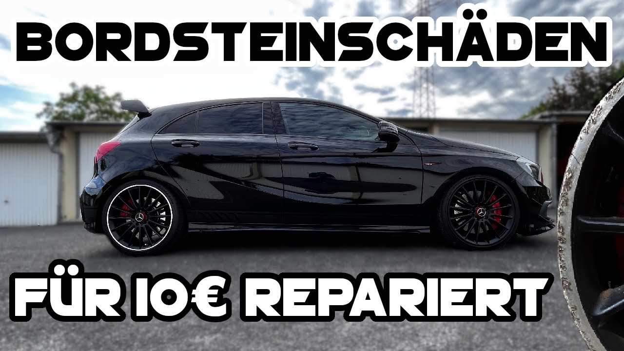 BORDSTEINSCHÄDEN FÜR 10€ REPARIEREN- Mercedes A45 AMG 