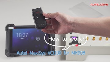 How to use Autel MaxiSys VCI100 Bluetooth VCI Box