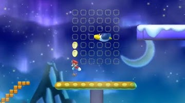 My First Custom NSMBU Level -  When Penguins Fly