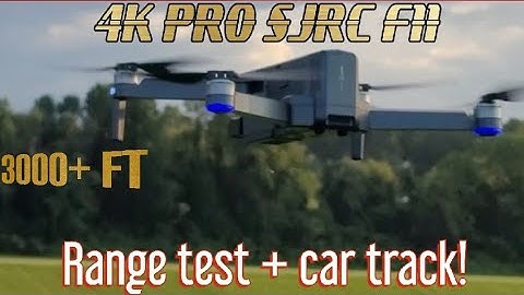 SJRC F11 4K PRO Drone (Range test/Car follow/Waypoints/How to setup