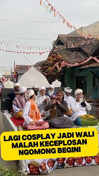 LAGI COSPLAY JADI WALI MALAH KECEPLOSAN😂