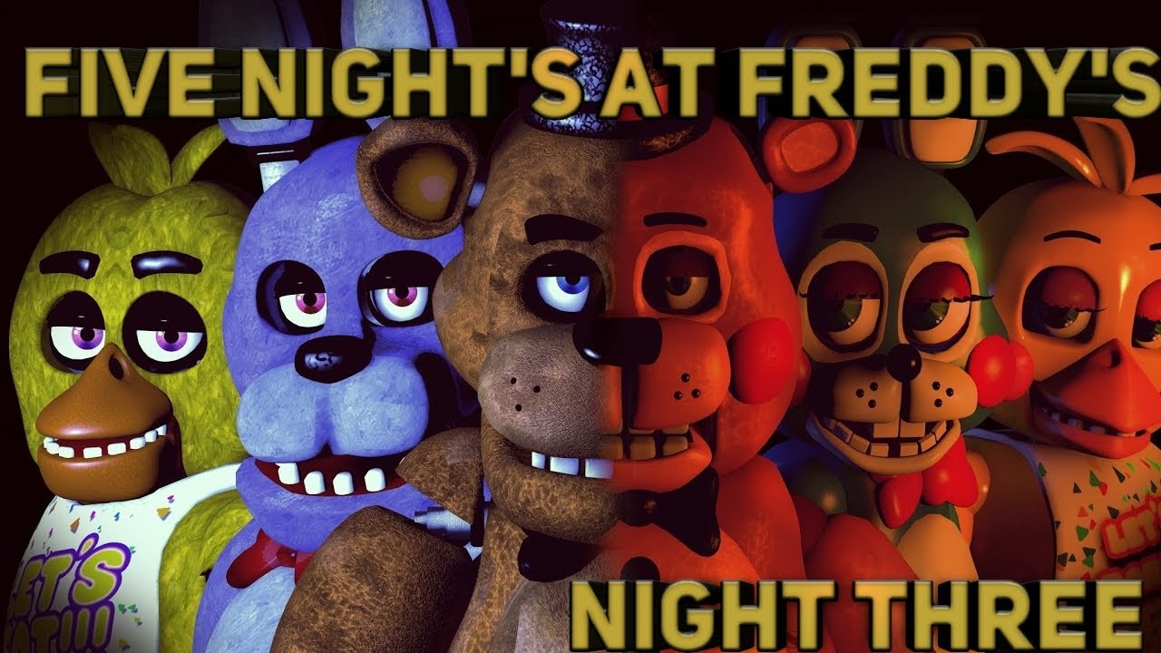 Фредди Начал Выдвигаться!~*Five Night"s At Freddy"s*~Night Three~