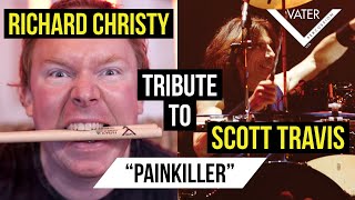 Richard Christy Tribute to Scott Travis - Painkiller- Vater Drumsticks