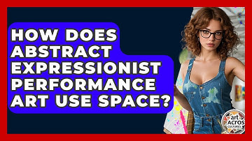 How Does Abstract Expressionist Performance Art Use Space? - Art Across Cultures