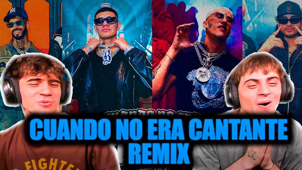 [REACCION] Cuando No Era Cantante Remix - El Bogueto Anuel AA Fuerza Regida Yung Beef(Video Oficial)