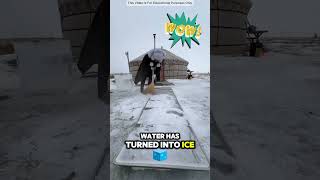 Made An Ice Fridge In The Mountains