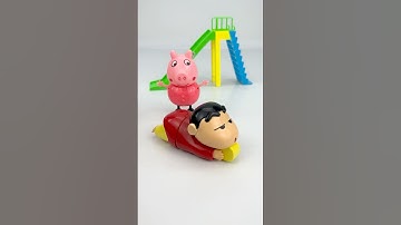 Satisfying with Unboxing Peppa Pig and Shin Toys ASMR Videos #peppapig