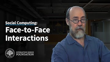 Social Computing: Face-to-face Interaction and Real-Life Examples. Tom Erickson Interview - Part 3