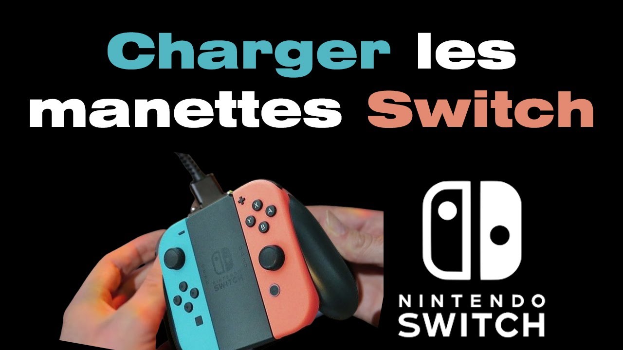 Comment recharger les manettes de Nintendo Switch - YouTube