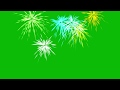 Fireworks green screen effect color pack 2  Футаж Салют & Фейерверк цветной