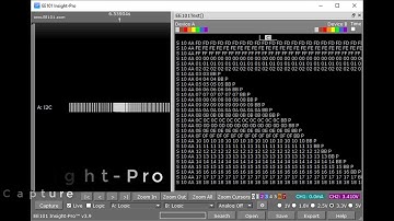 EE101 Insight Pro I2C Capture
