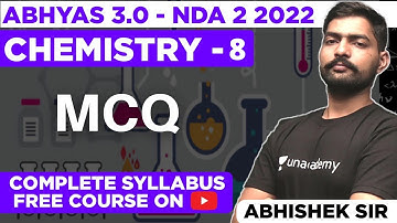 Top MCQ For NDA | NDA Chemistry- Abhyas 3.0 Complete Batch For NDA 2 2022 | Learn With Sumit