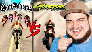 GTA SAN ANDREAS VS CYBERPUNK 2077 - HUMILHAÇÃO TOTAL!