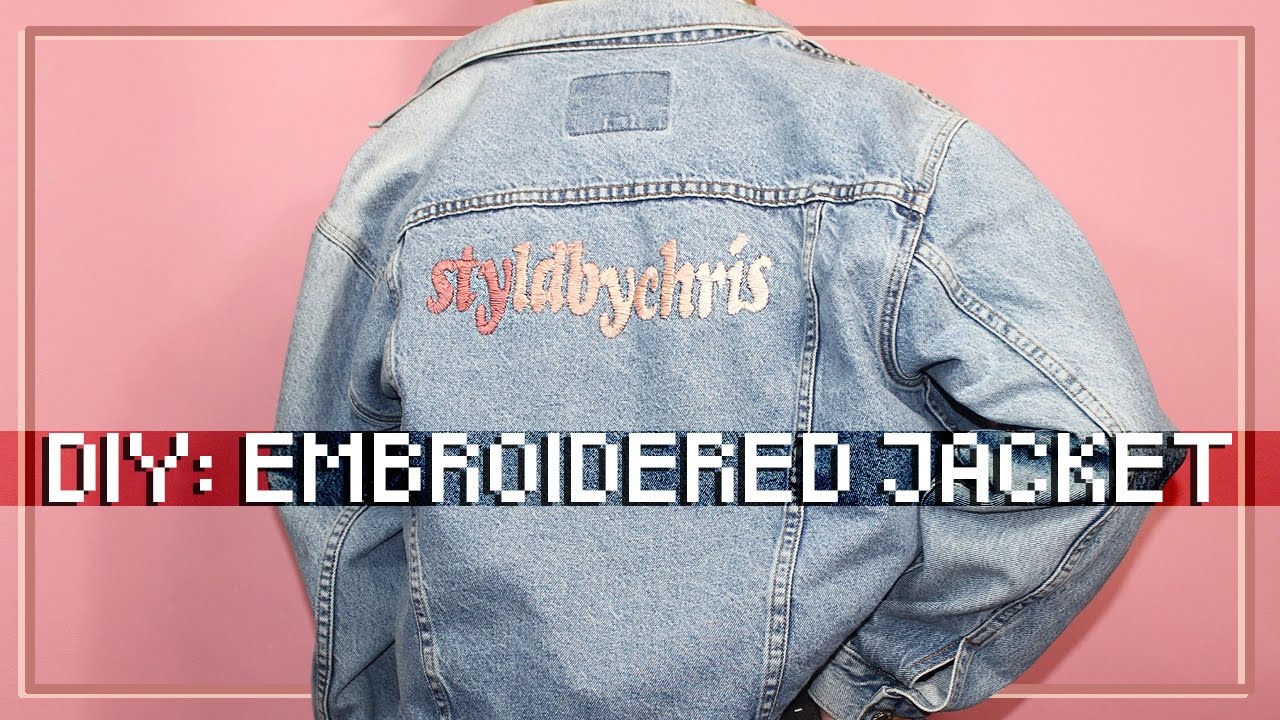 jean jacket personalized