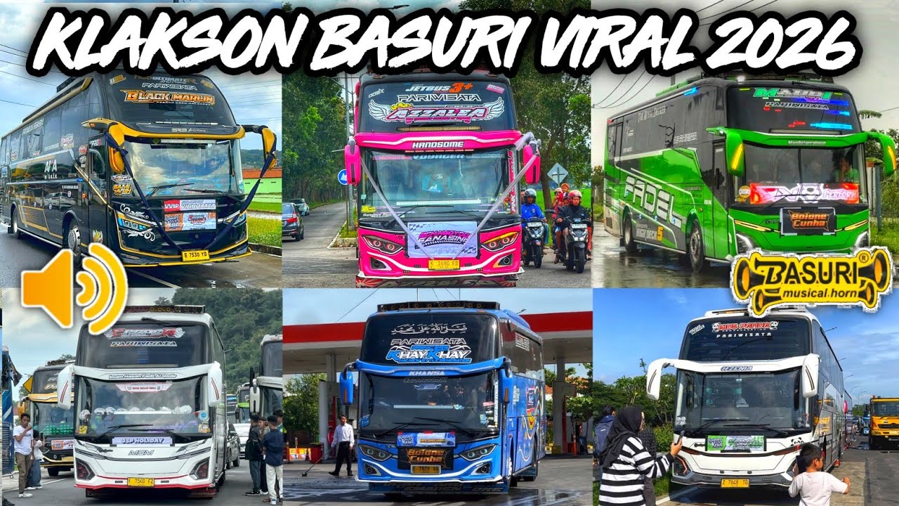 KLAKSON TELOLET BASURI VIRAL 2026 || #teloletbus #basuri #busmania