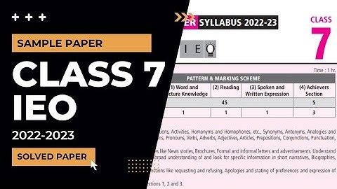 Class 7 IEO sample paper 2022-2023 solved paper/IEO class 7 sample paper 2022-2023/class 7 Olympiad