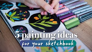 Beginner Friendly Sketchbook Ideas // Simple & Fun