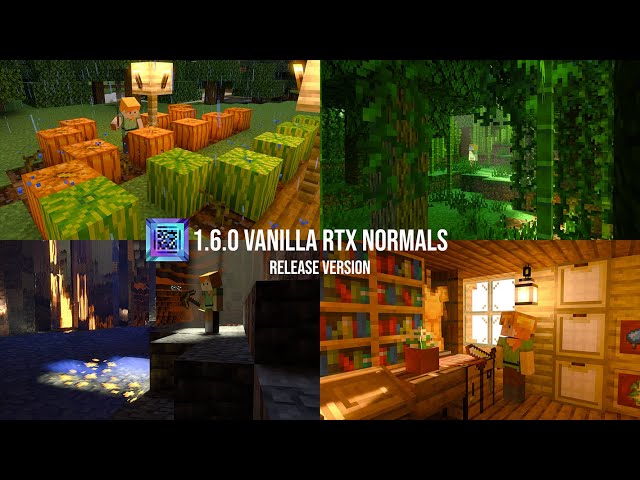 Vanilla RTX Normals (1.20, 1.19) - Bedrock Edition 