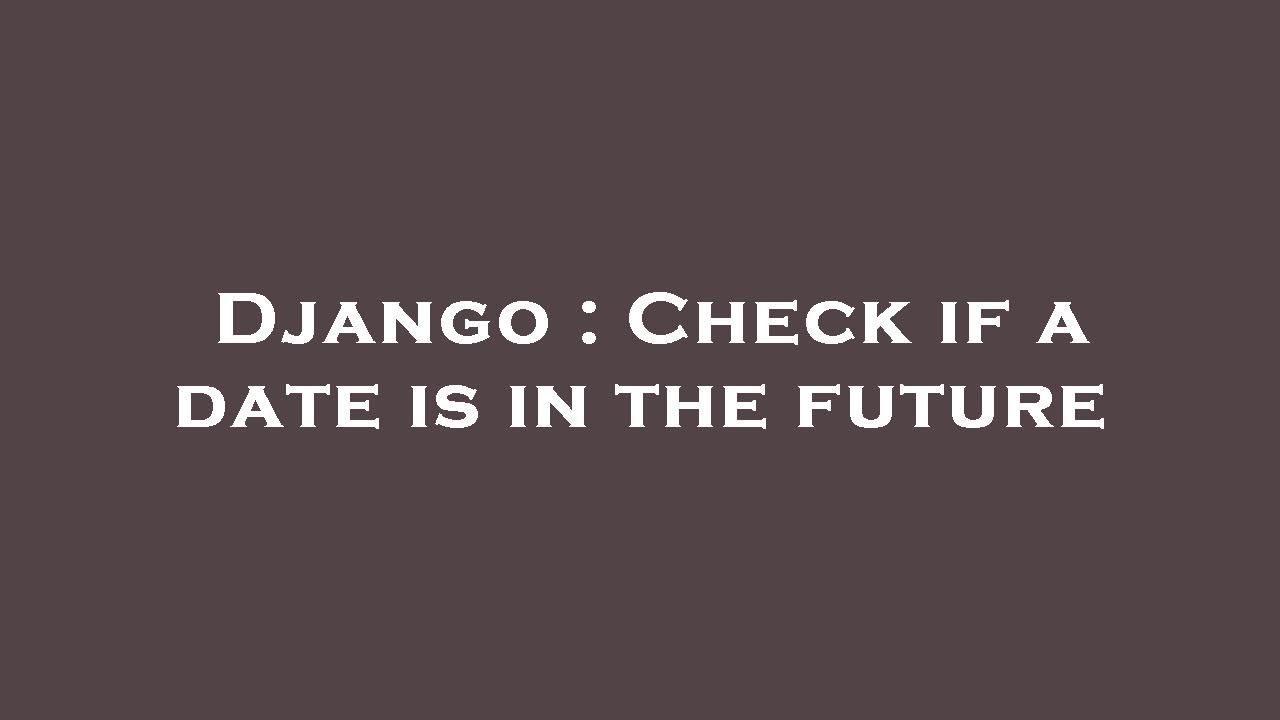Django Check If Table Exists In Database
