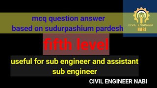 Quick review of sub engineer and assistant sub engineer model set -1|CIVIL ENGINEER NABI |psc