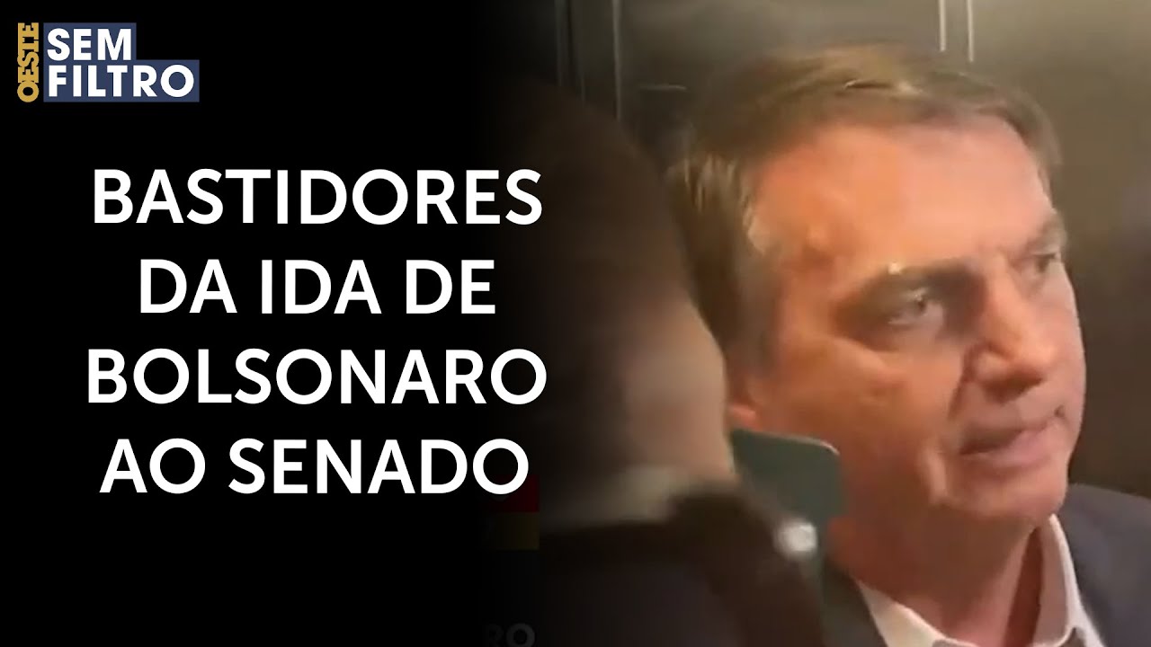 Bolsonaro vai ao Senado falar com o filho e aliados | #osf